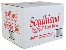 Southern Champion Tray Southland Paperboard Red Check Food Tray (Multiple Sizes Available) N9