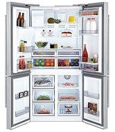 Blomberg BRFD2650SS Four Door French Door Refrigerator, 36-Inch, Stainless Steel