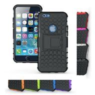 iPhone 6s Case, HLCT Rugged Shock Proof Dual-Layer Case with Built-In Kickstand for iPhone 6s / 6 4.7 Inch (White... N15