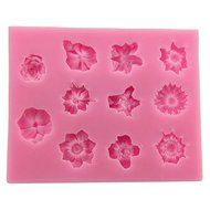 Let'S Diy Various Shapes Of Flower 3D Silicone Cake Fondant Decoration Mold Tools N2