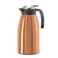 Oggi 68 oz Versa Stainless Thermal Vacuum Hot or Cold Carafe with Press Button Top, Copper