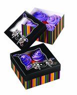 Wilton 415-0454 Halloween Spider 4-Cavity Cupcake Box with Insert, 3 Count