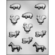 3 Pack Farm Animals Mold