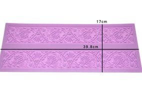 Anyana Silicone Mat Lace Sugarcraft Mould Chiffon Cake Decorating Tools Stencil Cooking