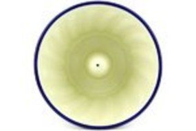 Polish Pottery Bundt Cake Pan 10-inch Orange Tranquility UNIKAT N3