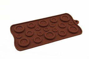 Hanson Button Muffin Sweet Candy Jelly Ice Silicone Mould Mold Baking Pan Tray Make