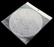 EWIN(R) 1 Set Of 4 Variety Cake Cupcake Stencil Template Mould Birthday Heart Flower Spirals Decorating Tools N4