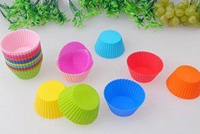 Baking Cups, KOOTIPS 32 Pcs/set Silicone Baking Cups / Muffin Cup Molds/ Chocolate Holders/ Truffle Cups Reusable... N4