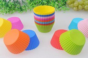 Baking Cups, KOOTIPS 32 Pcs/set Silicone Baking Cups / Muffin Cup Molds/ Chocolate Holders/ Truffle Cups Reusable... N5