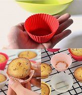 Baking Cups, KOOTIPS 32 Pcs/set Silicone Baking Cups / Muffin Cup Molds/ Chocolate Holders/ Truffle Cups Reusable... N6