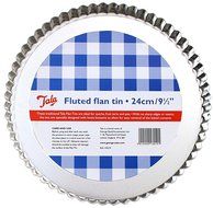 Tala 23Cm Fluted Flan Tin With Loose Bottom