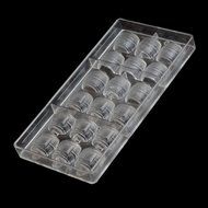 Grainrain Beer Barrel Shaped Polycarbonate Cake Chocolate Molds DIY Baking Tray 3D Moulds N2