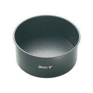 Master Class 8&quot; Loose Base Wedding Christmas Cake Tin (Pack of 2)