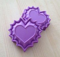 Single Cavity Heart Shape Cake Pudding Jelly Mold Handmade DIY Soap Ice Mould