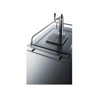 Summit SBC678OSTWIN 24" Built-In/Freestanding Outdoor Beer Dispenser with 6.5 cu. ft. Capacity Dual Tap Factory... N3