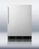 Summit 5.5 Cu. Ft. Refrigerator w/ Diamond Plate Door N3