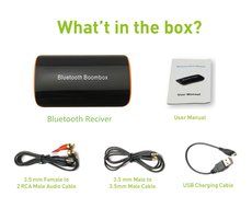 Dual Pairing Wireless Bluetooth 4.1 Audio Music Receiver Dongle Adapter for Shelf Stereo System Portable PA System... N8