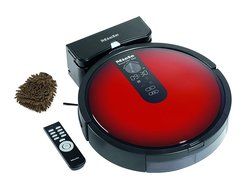 Miele RX1 Scout Red Robotic Vacuum Cleaner (Complete Set) w/ Bonus: Premium Microfiber Cleaner Bundle