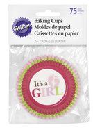 Wilton 415-0121 It&#039;s a Girl Cupcake Cups, 75-Pack N2