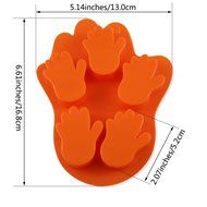 Candy Making Molds, 2PCS YYP [5 Cavity Hand Shape Mold] Silicone Candy Molds for Home Baking - Reusable Silicone... N4