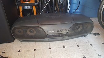Panasonic RX-DT707 Bi-AMP 4-DRIVE COBRA TOP MOTORIZED CONTROL /CD/DOUBLE CASSETTE/AM-FM TUNER
