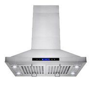 Golden Vantage 29.5'' 400 CFM Convertible Island Range Hood N8