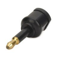 HENGSHENG&reg; 3-Pack Fiber Optic Toslink to 3.5mm Mini Connector Adapter
