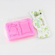 Mujiang Sugarcraft Mirror Frame Chocolate Candy Fondant Vintage Silicone Molds For Cake Decorating N15