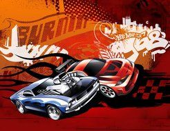 Hot Wheels Race Car Edible Image Photo Sugar Frosting Icing Cake Topper Sheet Birthday Party - 1/4 Sheet - 79049