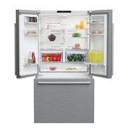 Blomberg BRFD2230SS 22.3 cu.ft. Counter Depth French Door Refrigerator with Ice Maker and Water Dispenser, Stainless...