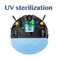 EVERYBODY M2 Self-Charging Robotic Vac Cleaner with Water Tank, Mop and UV light--Piano White N2