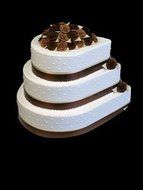 4 TIER TEAR DROP MULTILAYER BIRTHDAY WEDDING ANNIVERSARY CAKE PANS / TINS 6&quot; 8&quot; 10 &quot; 12&quot; N3
