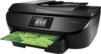 HP - OfficeJet 5741 Wireless All-In-One Printer - Black N2