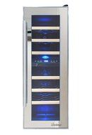 Vinotemp 21-Bottle Dual-Zone Thermoelectric Mirrored Wine Cooler N4