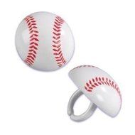 Baseball Cupcake Rings (24-Pack) N2