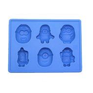 Fivebop Minions Silicone Chocolate Molds Ice Trays for Kids (Dark blue) N3