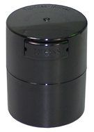 Minivac TV1-CBK - 10g to 30 gram Vacuum Sealed Container Black Cap &amp; Clear Body N2