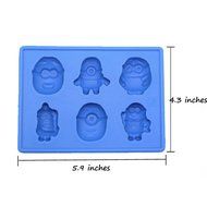 Fivebop Minions Silicone Chocolate Molds Ice Trays for Kids (Dark blue) N4