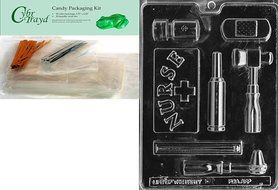 Cybrtrayd J081 Nurse Kit Chocolate Candy Mold with Exclusive Cybrtrayd Copyrighted Chocolate Molding Instructions N2