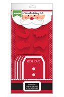 Handstand Kitchen Chocolate Factory Santa Silicone Holiday Chocolate Mold with Recipe Cards