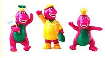 Cake Art - Barney Figurines 4CT