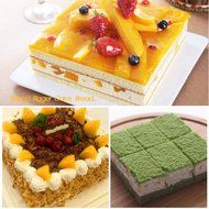 Silicone Cake Pan, 8.5&quot; Silivo Square Cake Baking Mould, FDA-Approved Non-Stick Bakeware Decorating bread Pan,... N4