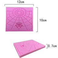 Silicone Fondant Mould Cake Decorating Chocolate Mold Tool Spider Wed Halloween Paste N5