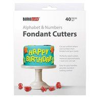 Borolux Fondant Cutters Professional Cake Decorating Set, 40 Piece