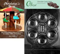 Cybrtrayd R300 Seder Plate Chocolate Candy Mold with Exclusive Cybrtrayd Copyrighted Chocolate Molding Instructions... N2