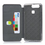 P9 Case,Huawei P9 Case - High Quality Wallet Magnetic Smart Close Premuim PU Leather Pure Color Slim Fit Soft... N23