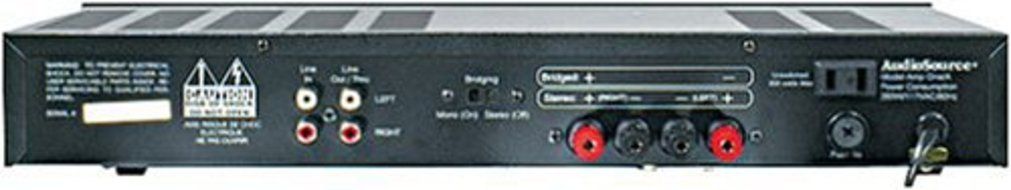 AudioSource Amp One/A 160-Watt Stereo Power Amplifier with Internal Bridging (Discontinued by Manufacturer) N2