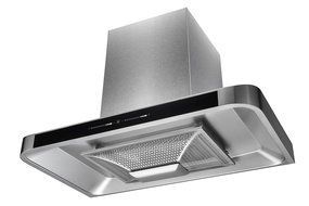 CYBER Arc Edges 36" Wall Mount Range Hood Seamless Stainless Steel Touch Panel N8