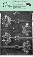 CybrTrayd K139-3BUNDLE Princess Crown Pops Chocolate Candy Mold with Exclusive Copyrighted Chocolate Molding Instructions