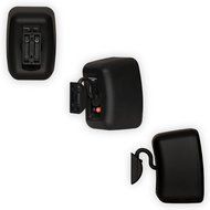 Theater Solutions TS4ODB Indoor or Outdoor Speakers Weatherproof Mountable Black 3 Pair Pack N4